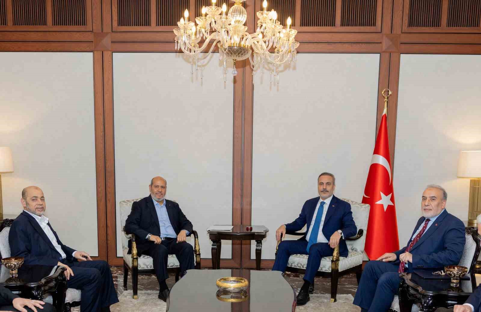 Hakan Fidan, Hamas Heyeti ile Ankara'da Görüştü