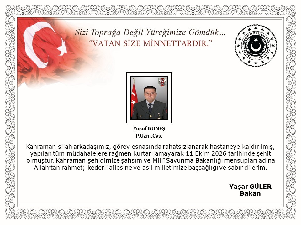 Ankara'da Görev Başında Rahatsızlanan Asker Şehit Düştü