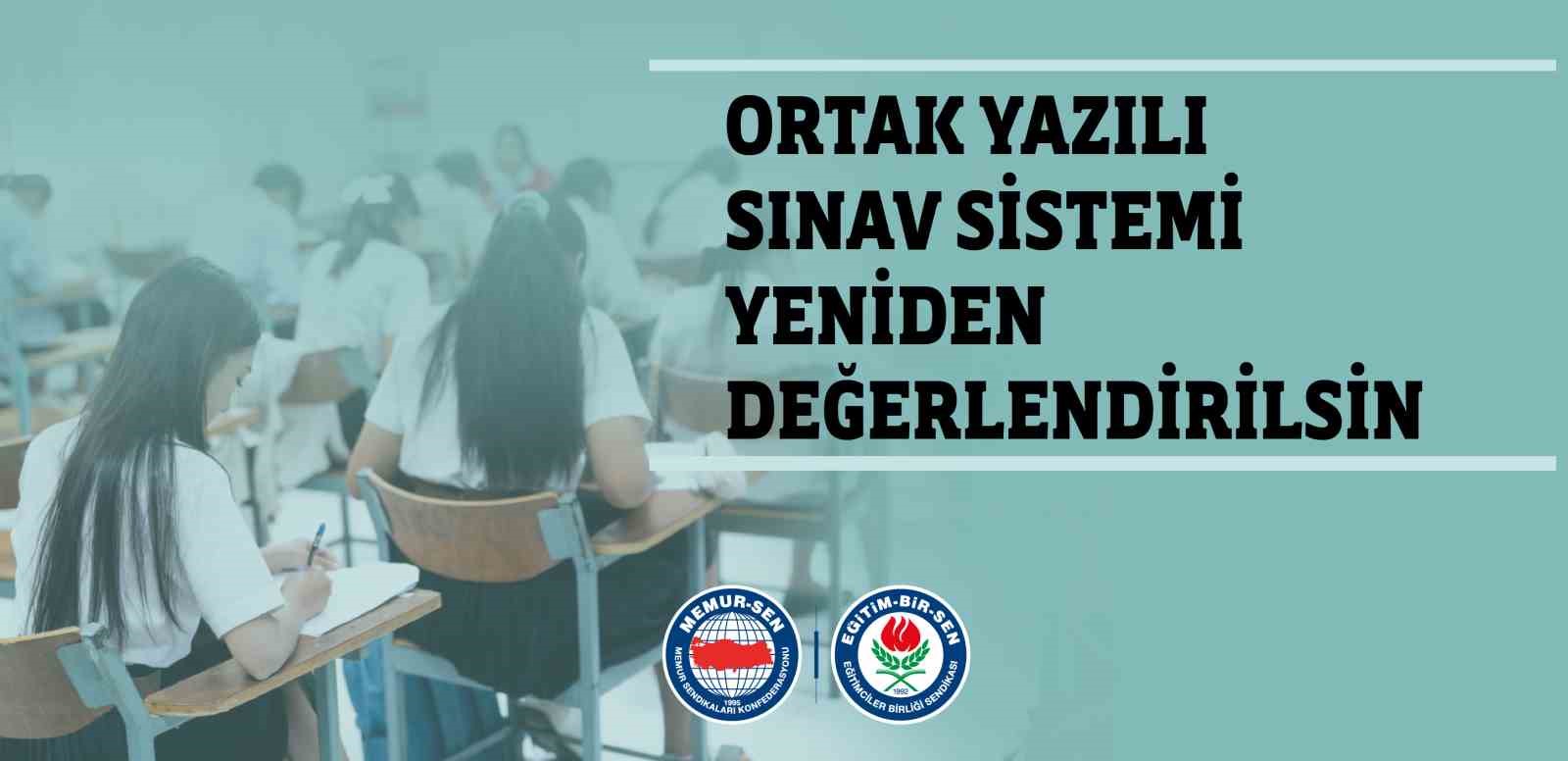 Eğitim-Bir-Sen'den Ortak Yazılı Sınav Sistemine Eleştiri