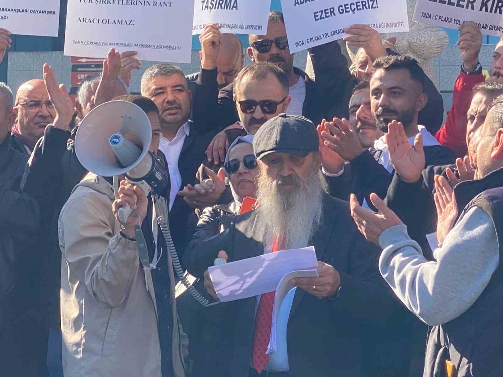Ankara'da C Plaka Sahiplerinden ABB'ye İhale Tepkisi