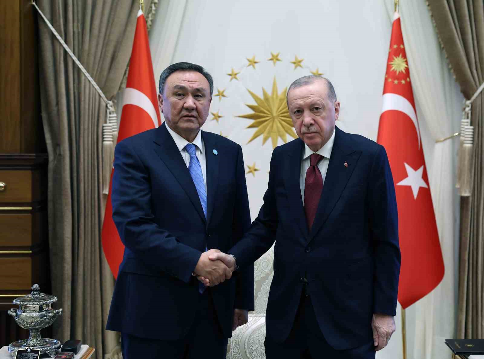Cumhurbaşkanı Erdoğan, Türk Devletleri Teşkilatı Genel Sekreteri'ni ağırladı