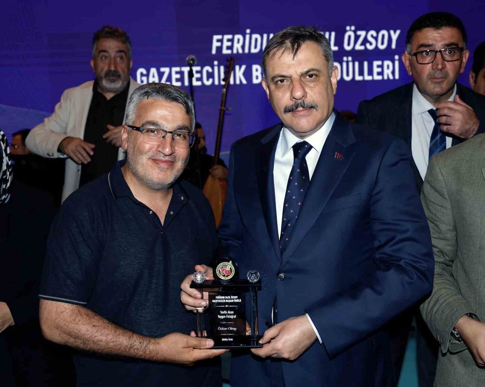 İHA, Feridun Fazıl Özsoy Gazetecilik Ödülleri'nde İki Ödül Birden Kazandı