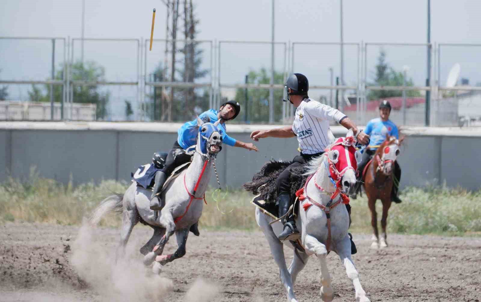 Erzurum'da Geleneksel Cirit Heyecanı Devam Ediyor