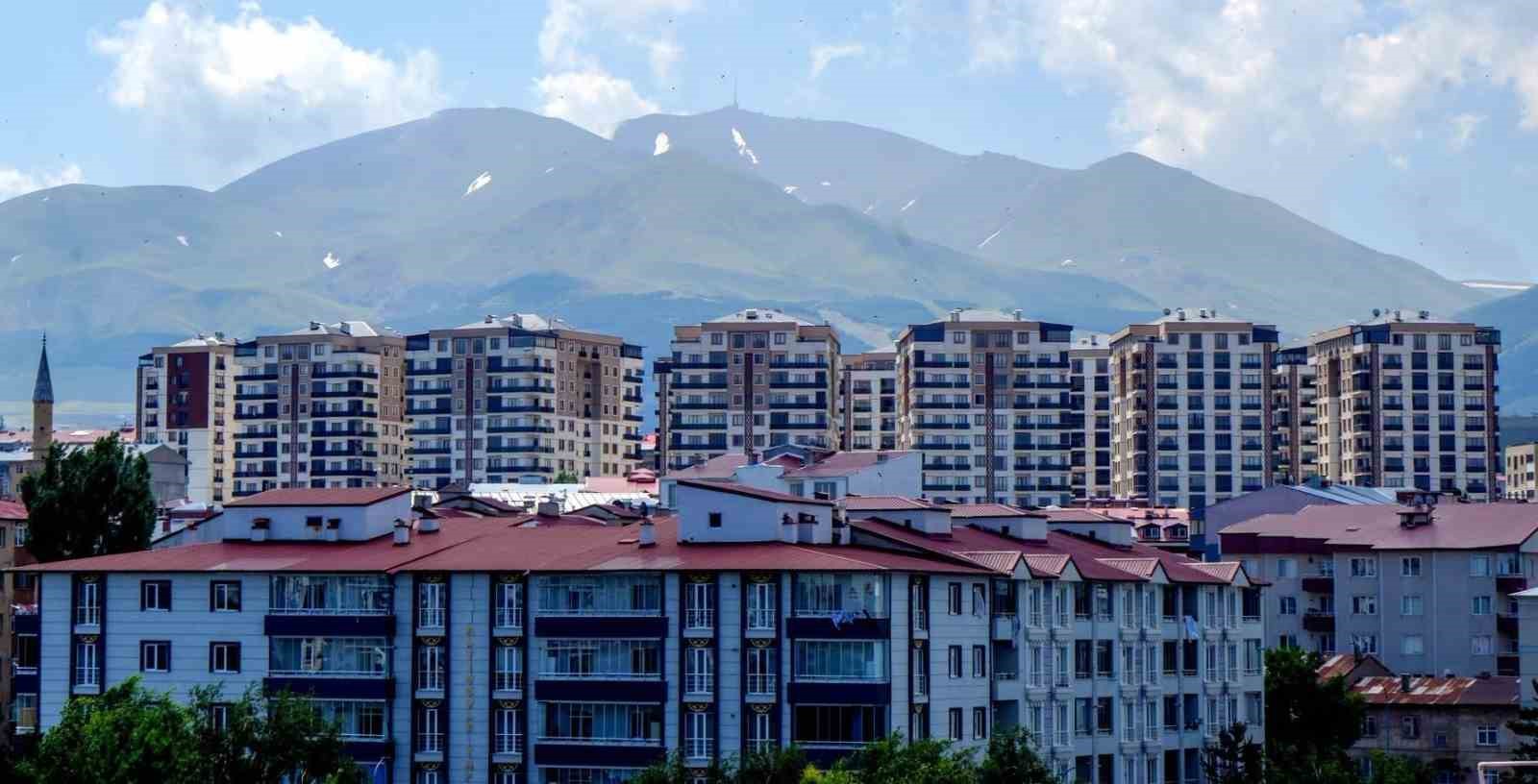 Erzurum'da Temmuz ayı konut satışları dikkat çekti
