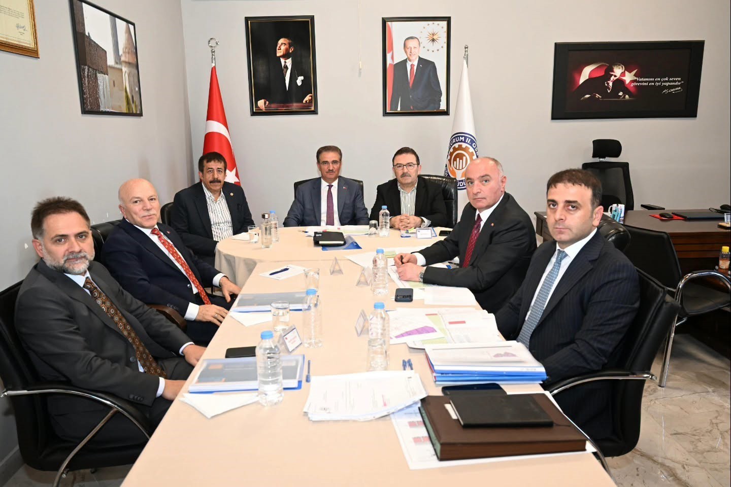 Erzurum II. Organize Sanayi Bölgesi'nde Yeni Projeler Görüşüldü