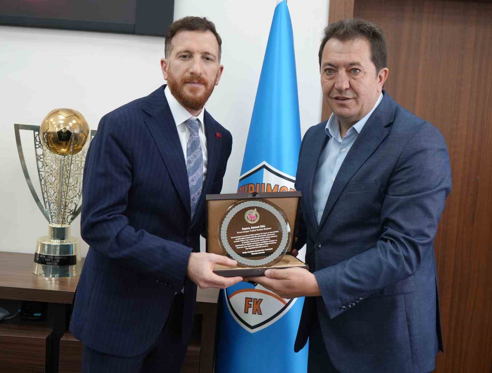 Erzurumspor Başkanı Ahmet Dal’a DAGC’den Özel Başarı Plaketi