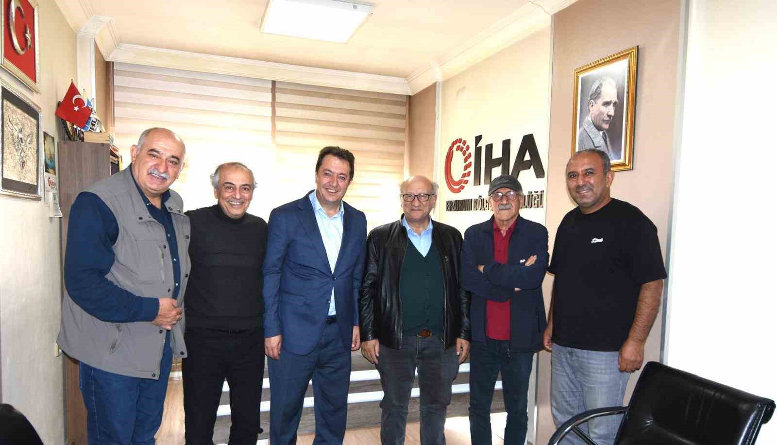 Erzurum Tarih Derneği'nden İHA'ya Samimi Bir Ziyaret