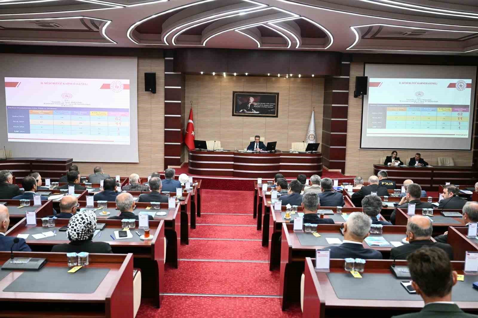 Erzurum'da Kamu Hizmetleri İçin Önemli Toplantı Yapıldı