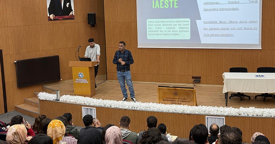 ETÜ Öğrencilerine Uluslararası Staj Fırsatları Tanıtıldı