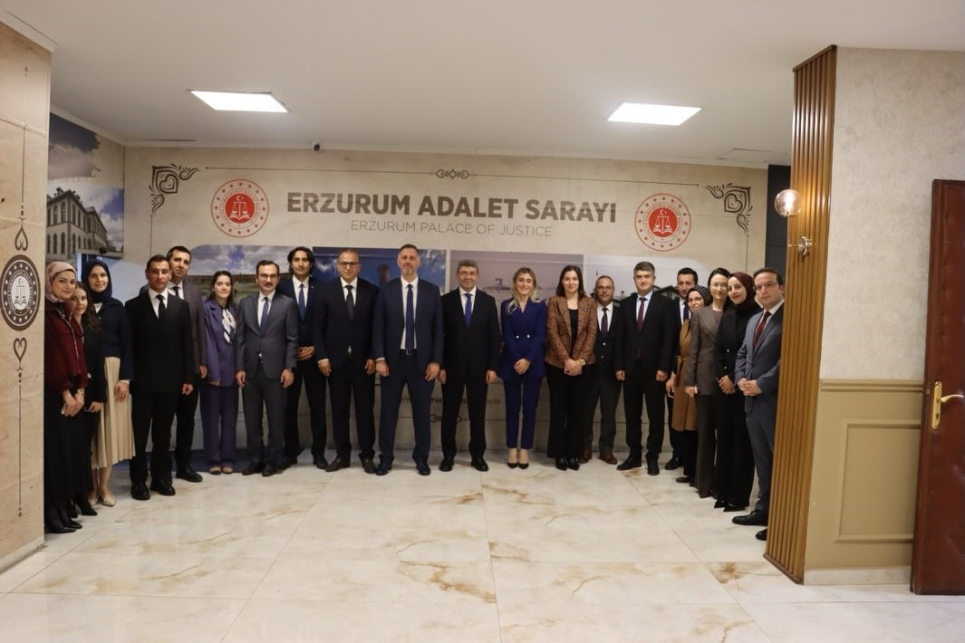 HSK Heyetinden Erzurum Adliyesi'ne Önemli Ziyaret