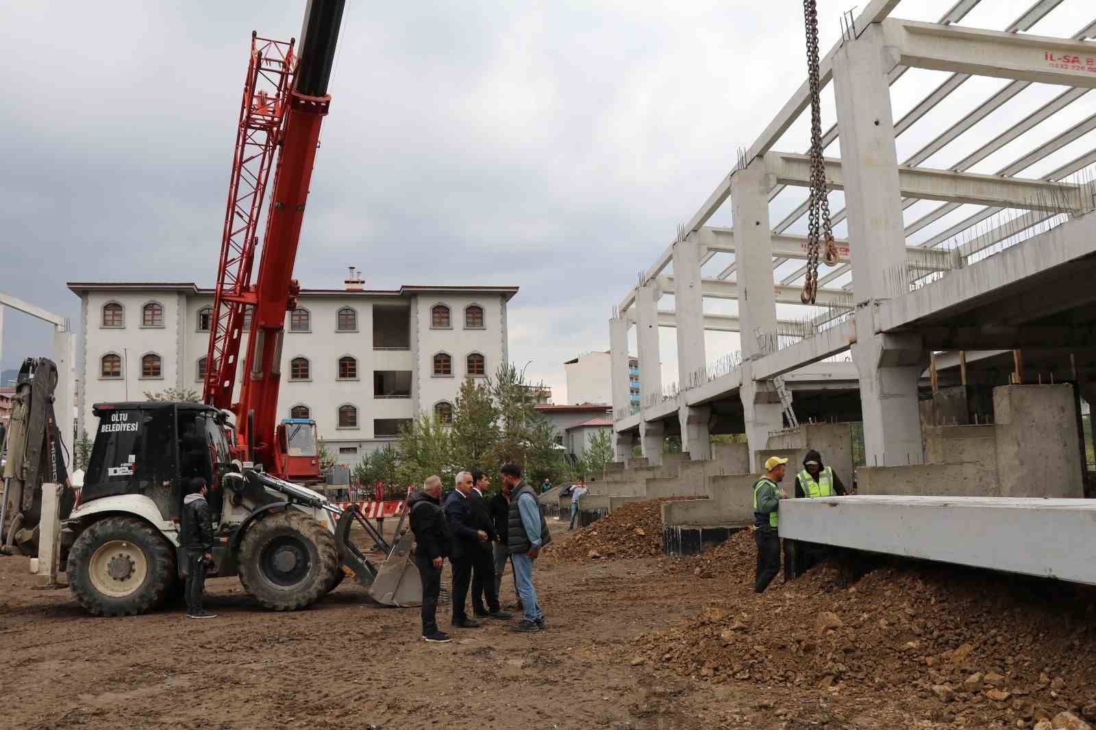 Oltu'ya Yeni Bir Spor Salonu Geliyor