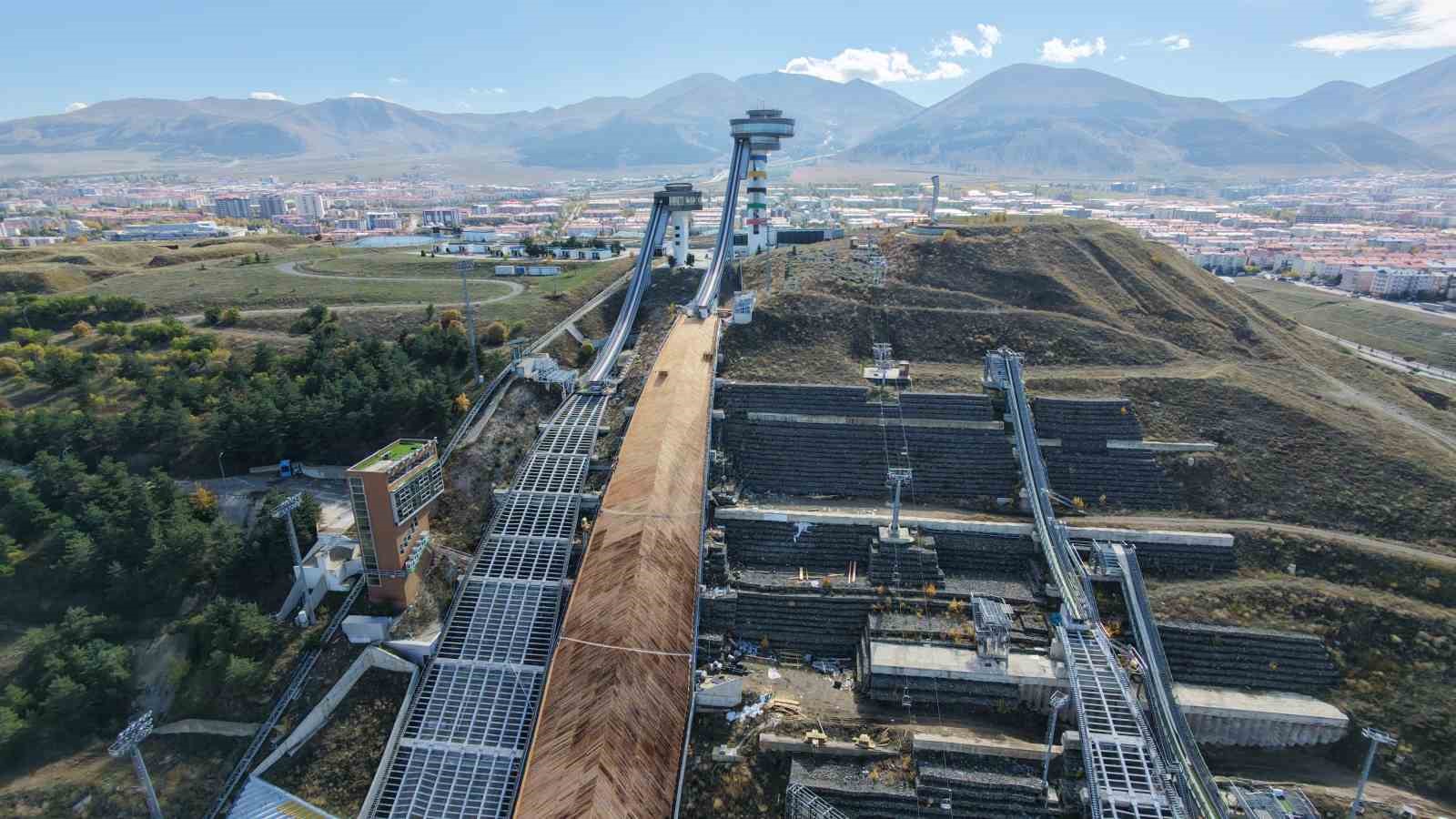 Erzurum'daki Atlama Tesisleri Yenileniyor: Yeni Sezon İçin Hazırlıklar Devam Ediyor