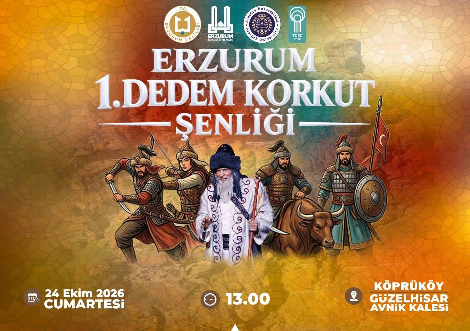 Erzurum’da Dedem Korkut Şenliği Coşkusu Başlıyor