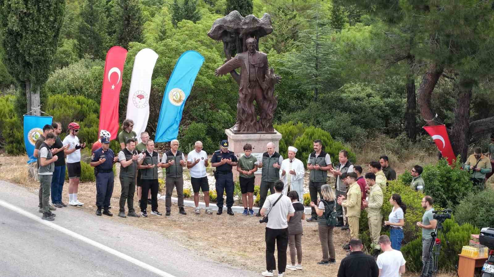 Çanakkale'de 32 Yıl Sonra Orman Şehidi Göktepe İçin Anma Töreni