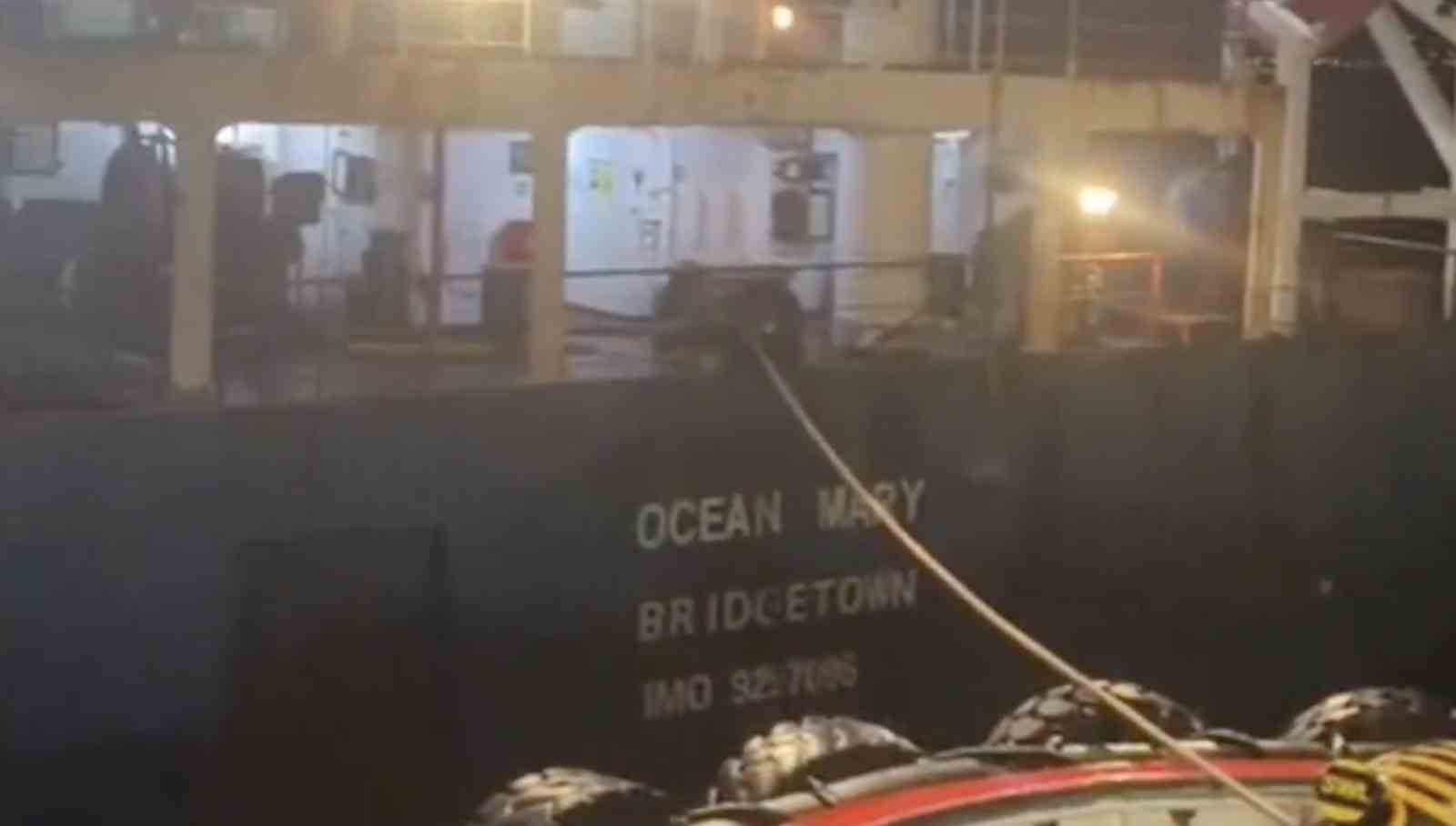 Çanakkale Boğazı'nda Kuru Yük Gemisi Makine Arızası Yaşandı
