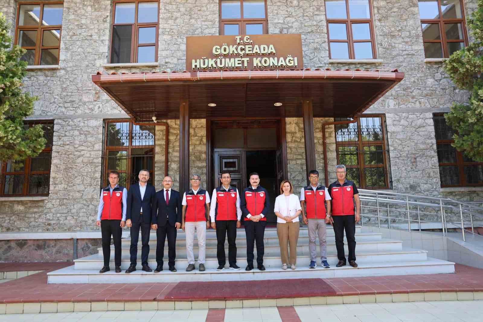 Gökçeada Kaymakamı Acar'dan Tarım ve Orman Bakanlığı'na Ziyaret Teşekkürü