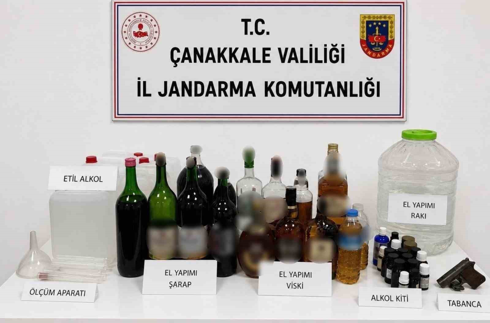 Çanakkale'de Kaçak Alkol Operasyonu: Yüklü Miktarda Ele Geçirildi