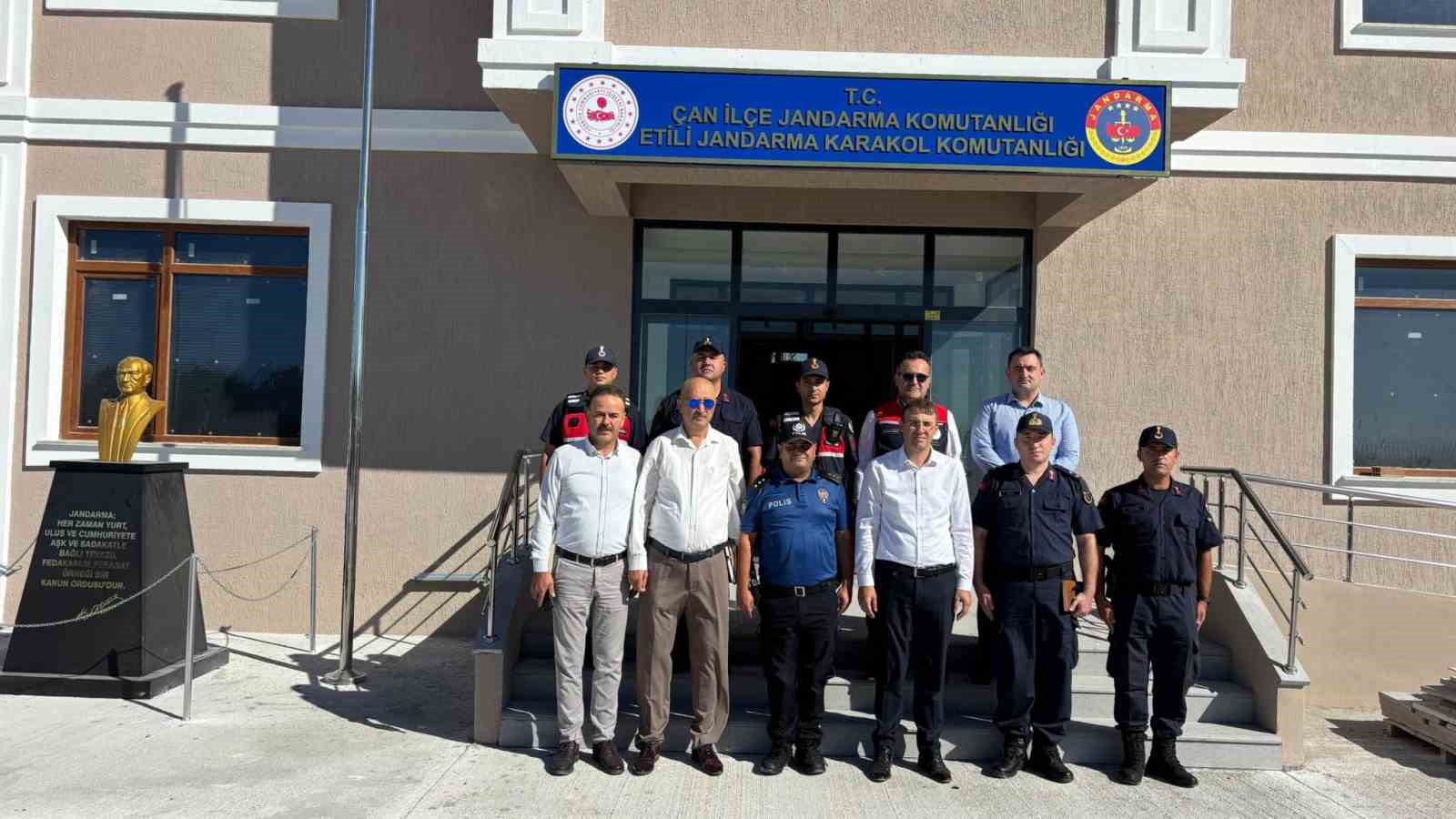 Etili Köyü'nde Jandarma Karakolu İncelemesi Gerçekleştirildi