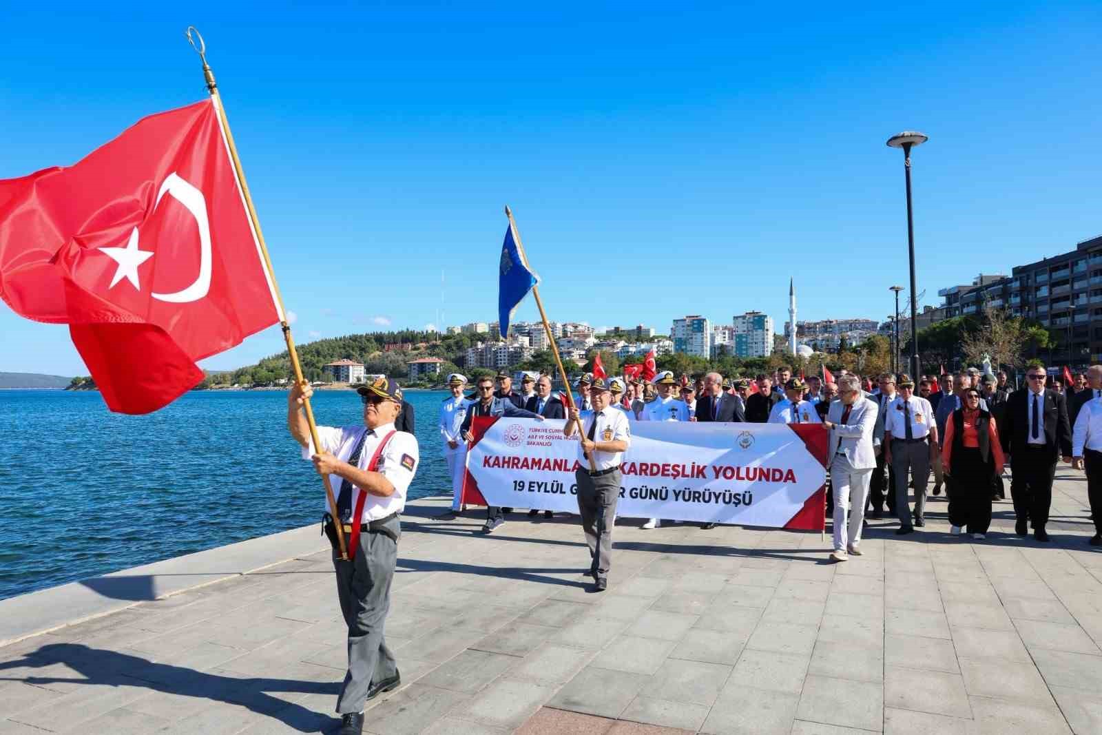 Çanakkale’de Gaziler Günü'nde Anlamlı Yürüyüş