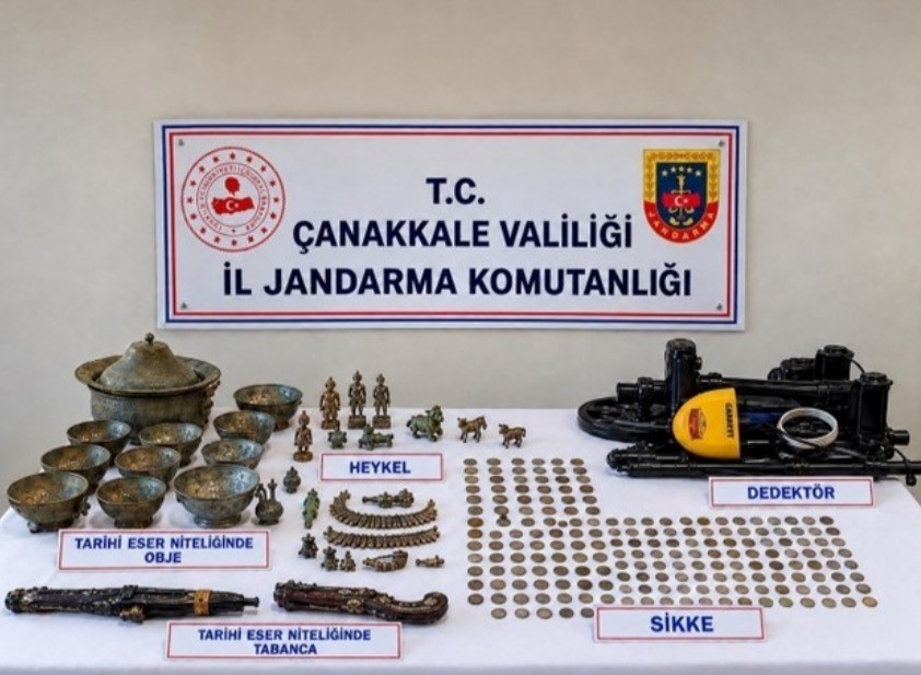 Çanakkale'de Jandarma, Tarihi Eser Kaçakçılığına Geçit Vermedi