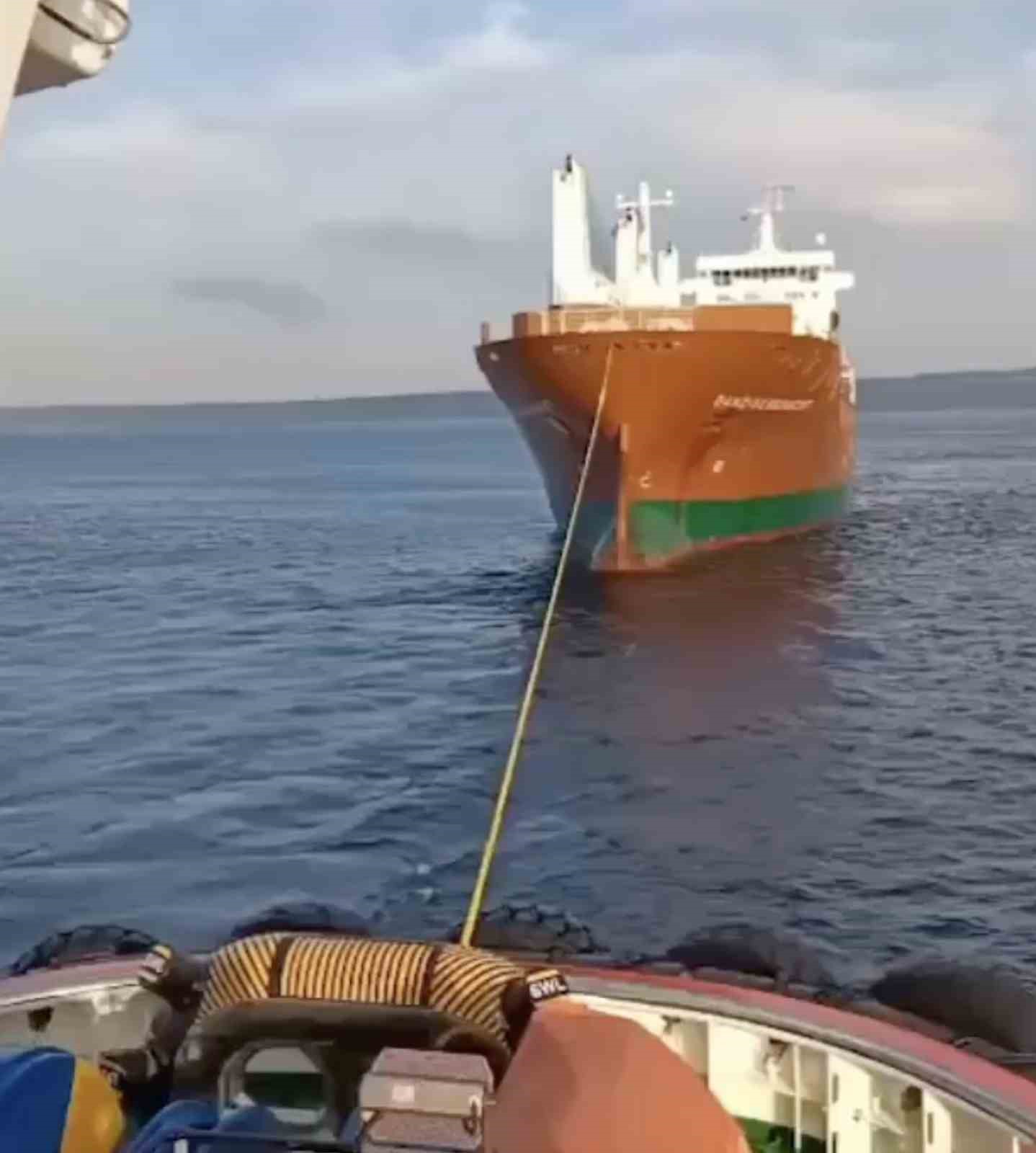 Çanakkale Boğazı’nda Genel Kargo Gemisi Arıza Yaptı