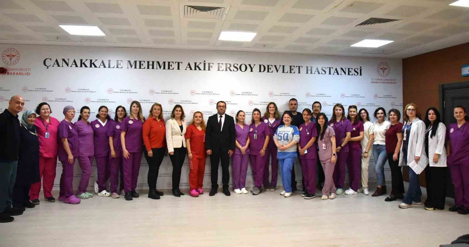 Çanakkale Devlet Hastanesi'ne Sezaryen Başarısı Nedeniyle Teşekkür