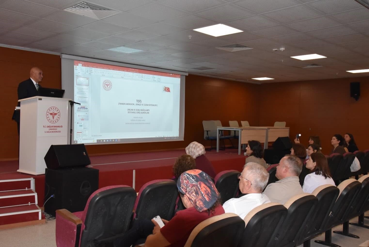 Çanakkale'de Organ Nakli Eğitimi: Hayat Kurtaran Bilgiler Paylaşıldı