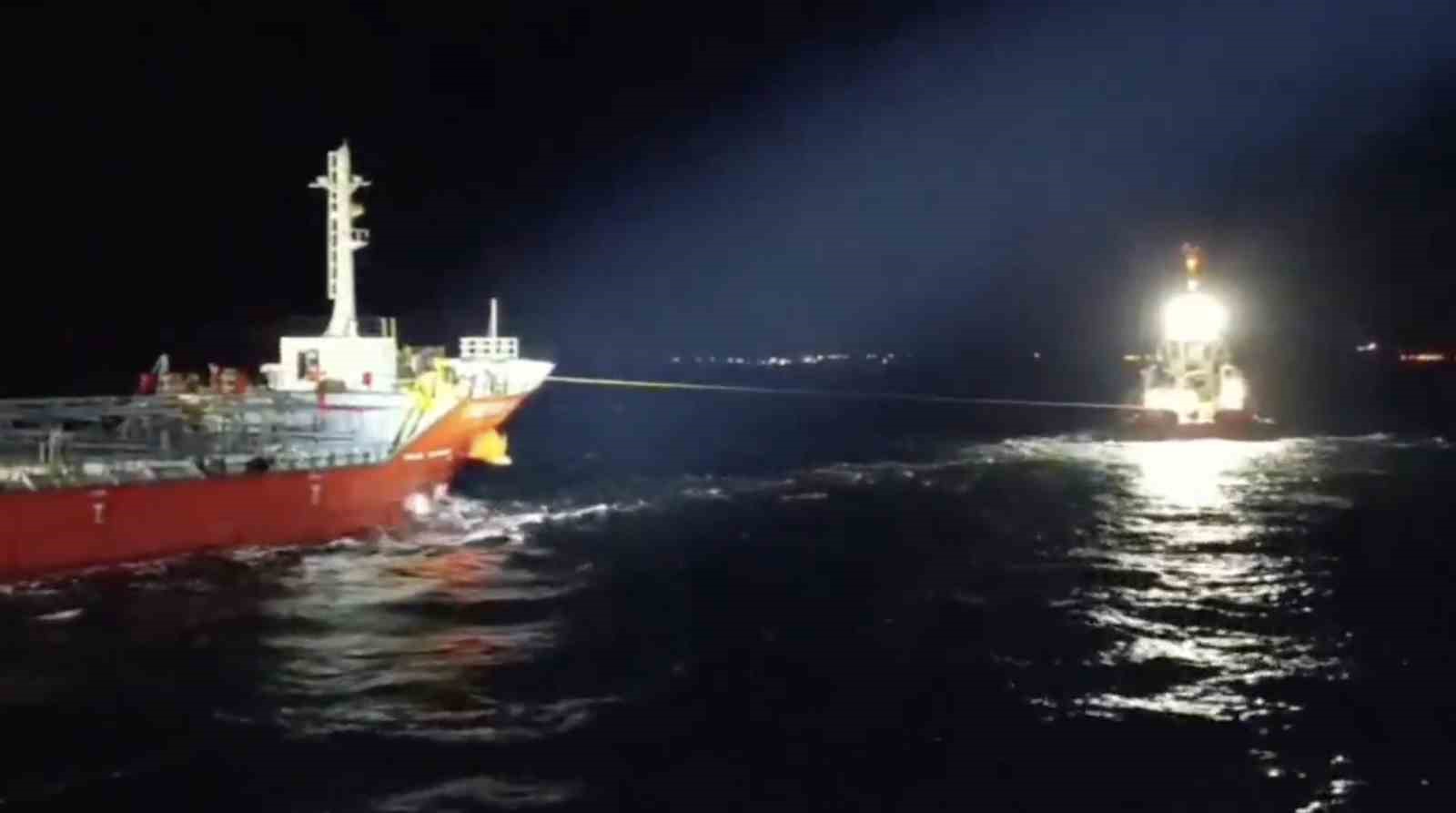 Çanakkale Boğazı'nda Kimyasal Tanker Arıza Yaptı