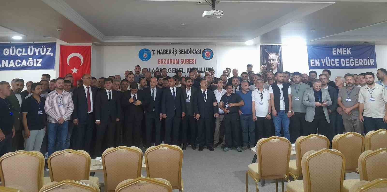 Haber-İş Sendikası Erzurum Şubesi'nde Recai Atalay Dönemi Başladı