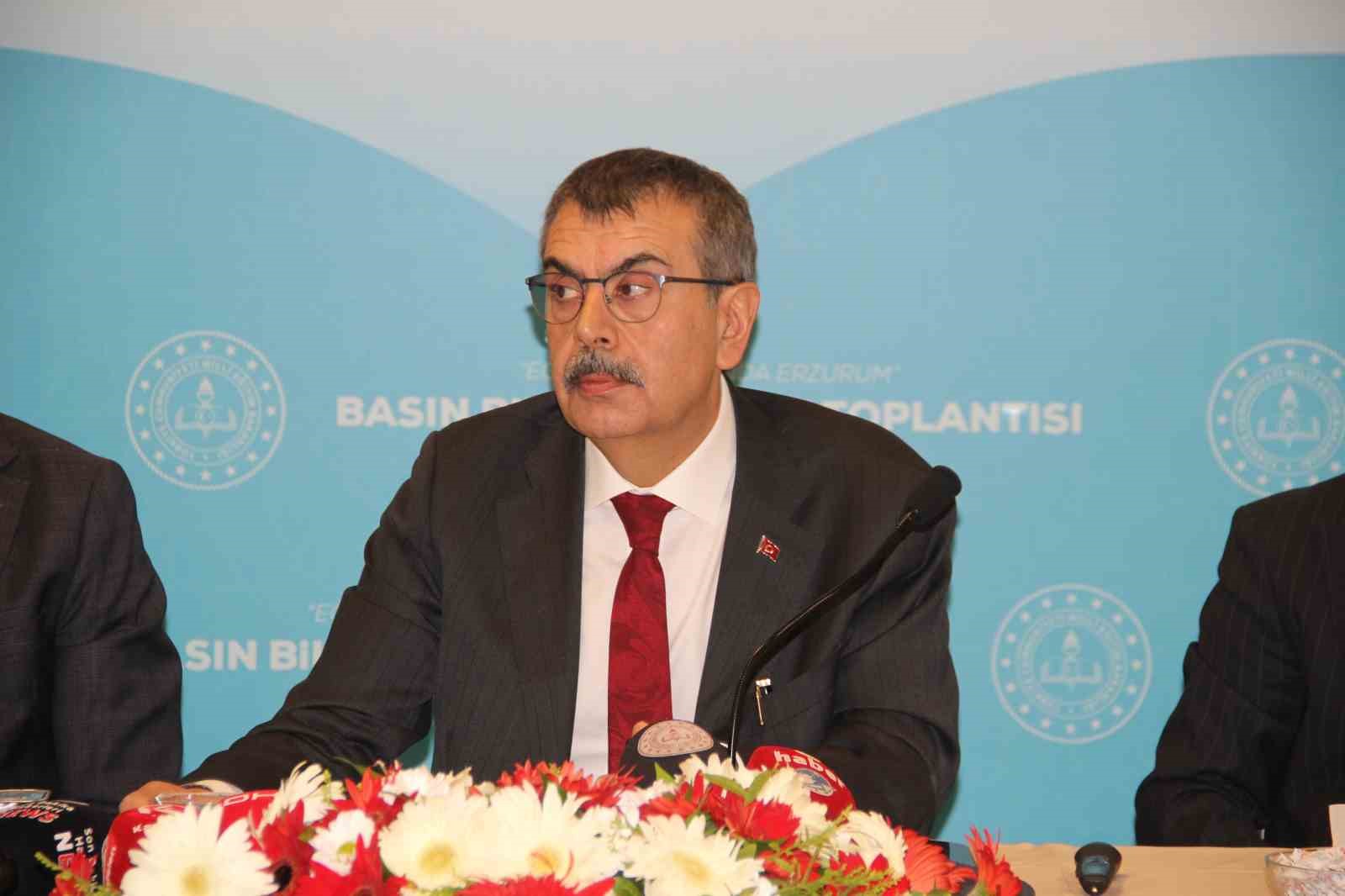 Milli Eğitim Bakanı Tekin: Erzurum'a 187 yeni okul kazandırdık
