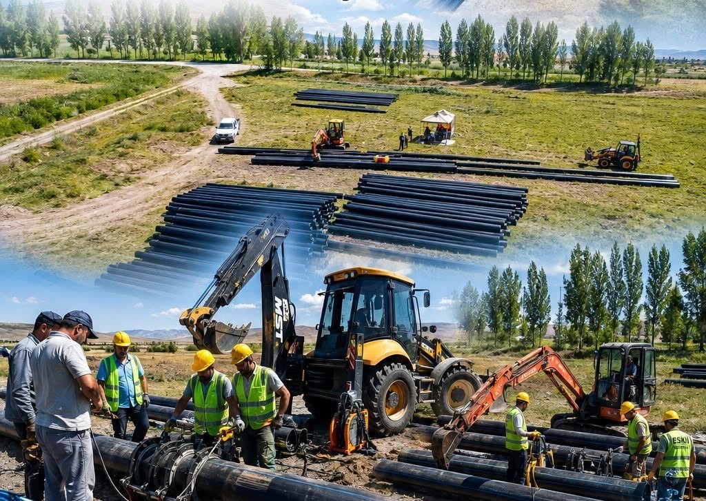 Pasinler'de İçme Suyu Hattı Projesi Başladı