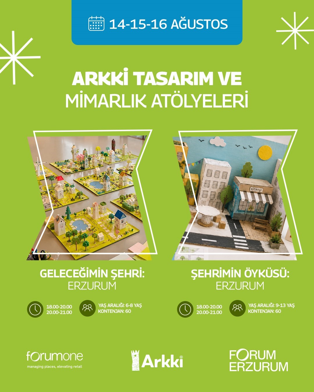 Çocuklar Forum Erzurum’da Mimarlığın Geleceğini Tasarlıyor
