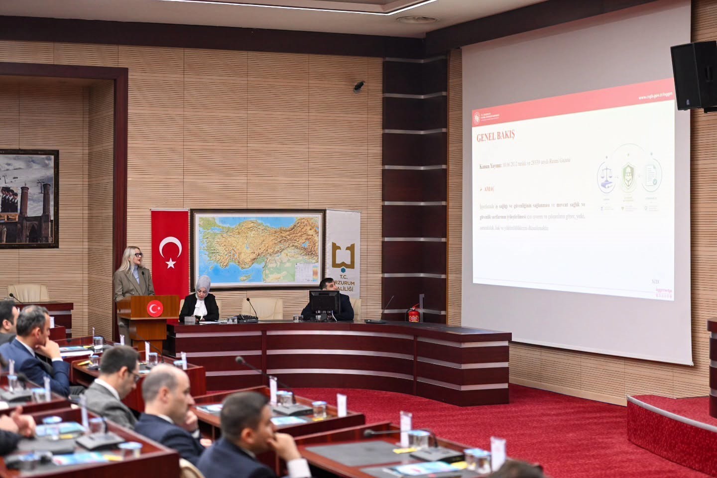 Çatalca'da İş Sağlığı ve Güvenliği Toplantısı Yapıldı