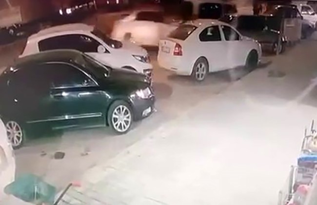 Otomobilin Direksiyonu Kilitlendi, Kaza Anı Güvenlik Kamerasında