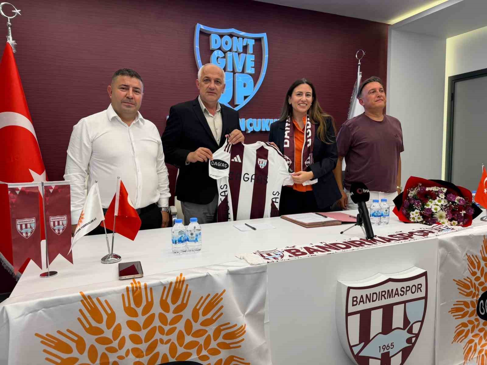 BAGFAŞ, Bandırmaspor’un Forma Kol Sponsoru Olmayı Başardı
