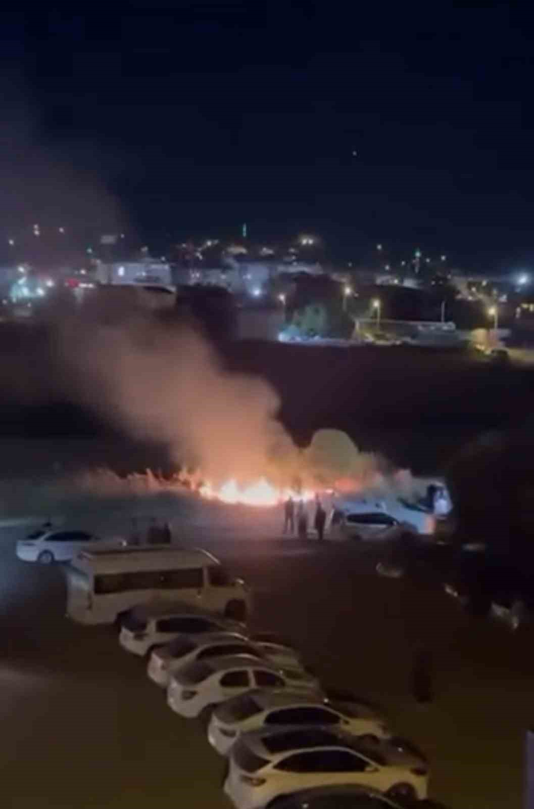 Düğündeki Havai Fişek Gösterisi Yangın Çıkardı