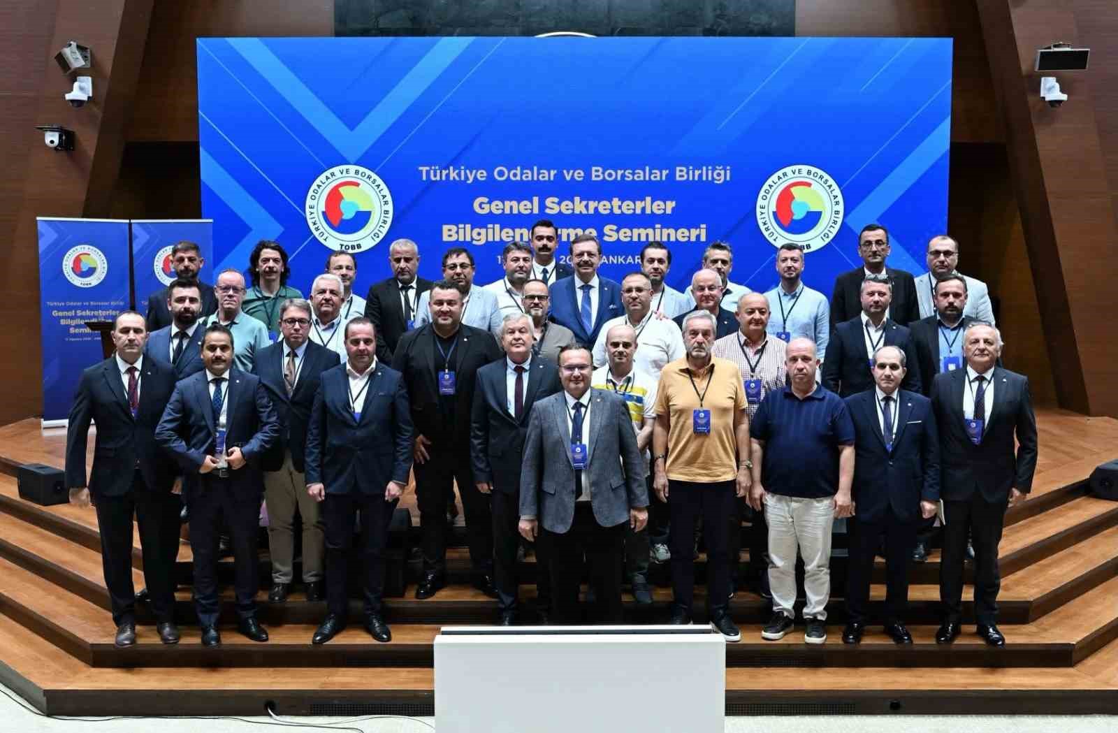 Edremit Ticaret Odası Genel Sekreteri Akgün, TOBB Semineri'nde Yer Aldı