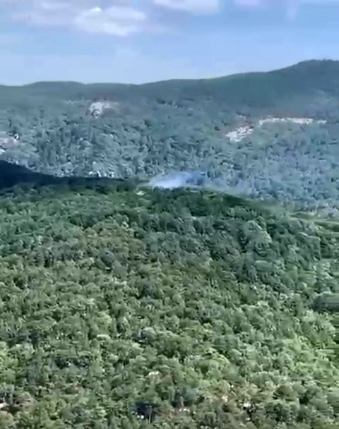 Kazdağları'nda Yıldırım Düşmesi Orman Yangınına Neden Oldu