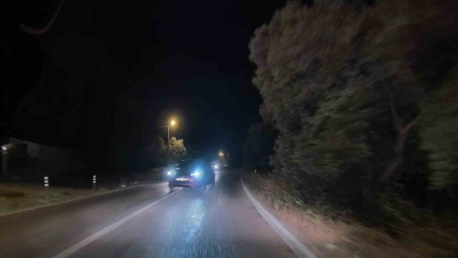 Erdek'te Tehlikeli Sollama Anları Kameralara Yansıdı