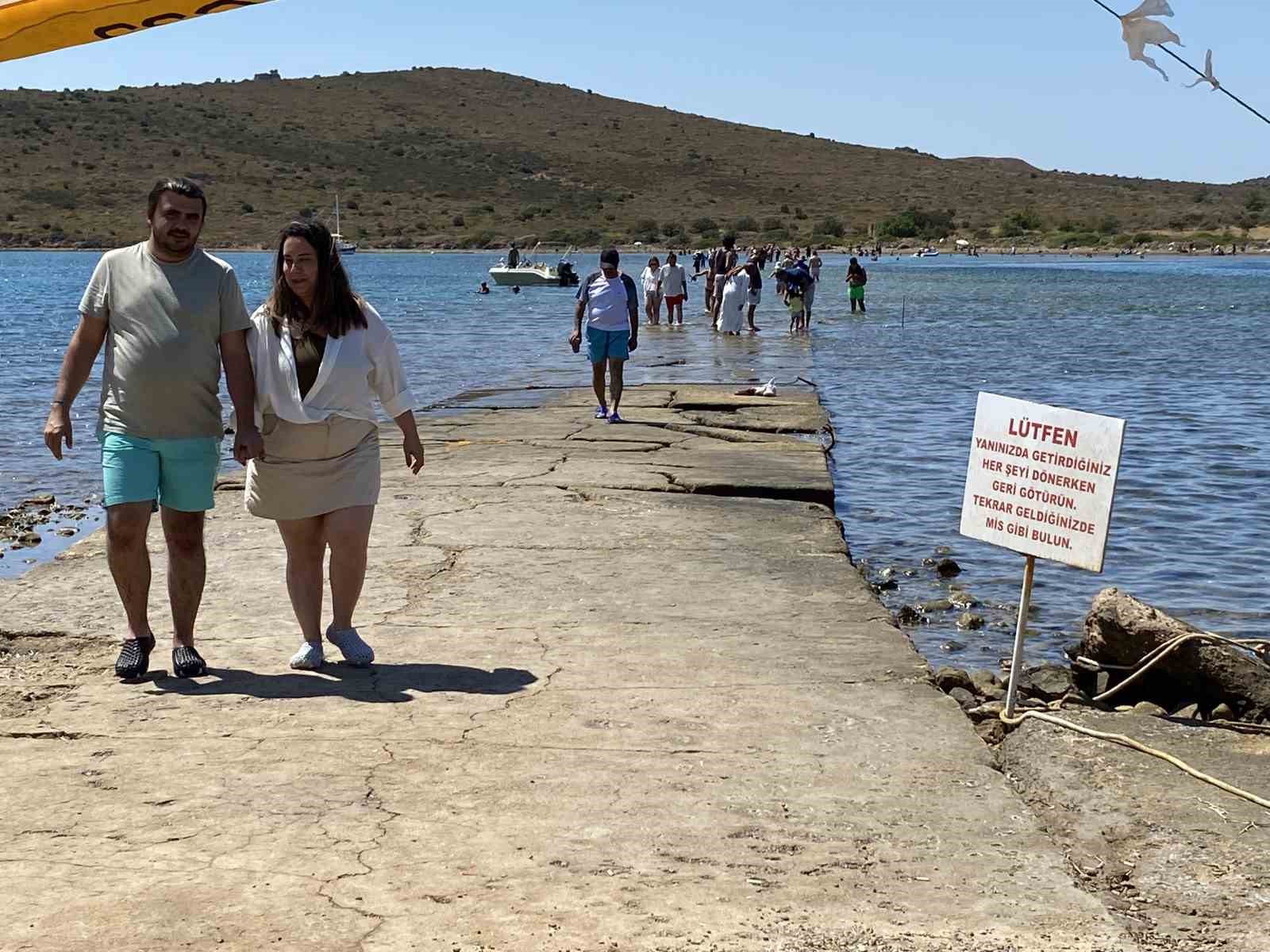 Ayvalık'ta Yalancı Boğaz'da Denize Geçişte Güvenlik Sorunları Artıyor