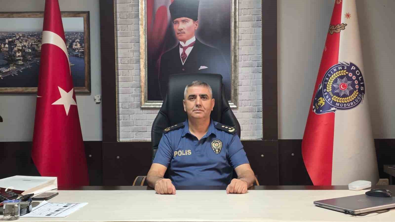Bandırma'nın Emniyet Müdürü Mesut Demirdaş, 1. sınıf terfi aldı