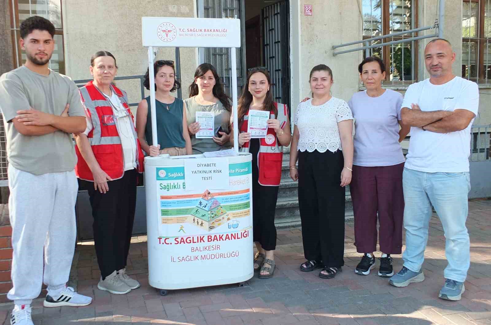 Diyabete Dikkat! Burhaniye'de Halk Sağlığı Haftası Etkinlikleri Devam Ediyor