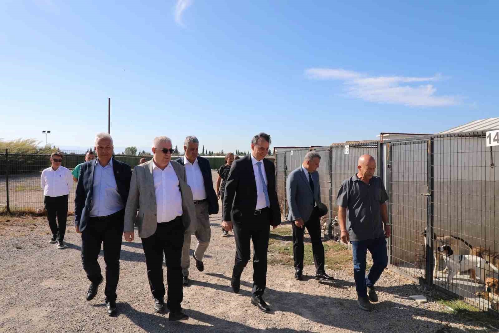 Edremit Kaymakamı Zafer Engin, Sokak Hayvanları Rehabilitasyon Merkezini Ziyaret Etti
