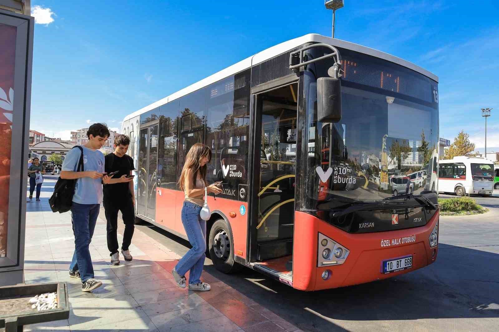 Balıkesir'de Öğrencilere Özel Abonman Tarifeleri