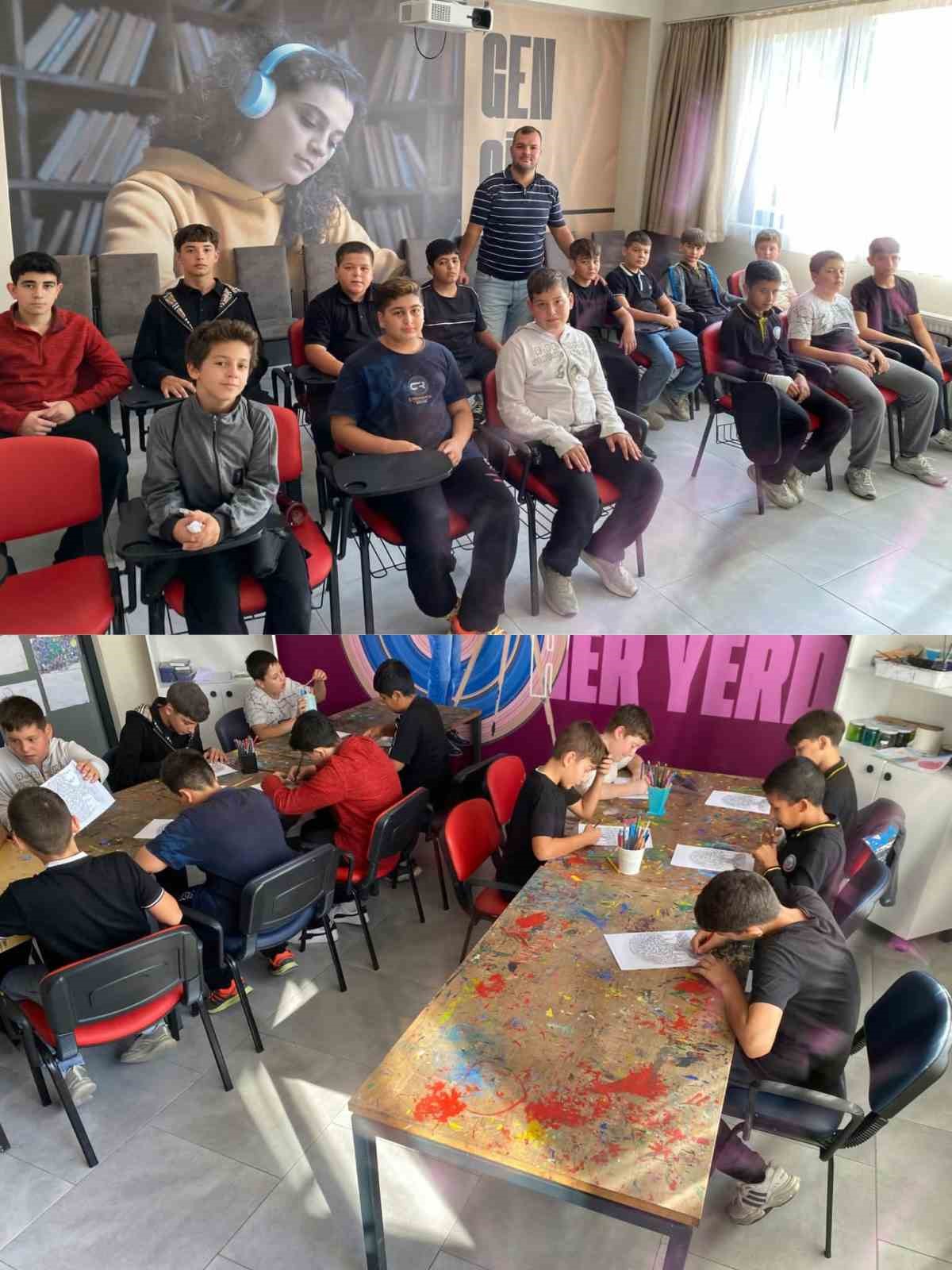 Burhaniye'de Hafızlık Öğrencilerine Sanatsal Etkinlik