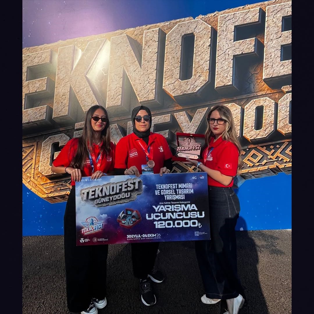 BAÜN Öğrencileri, TEKNOFEST’te Sahne Tasarımında 3.lük Ödülü Kazandı