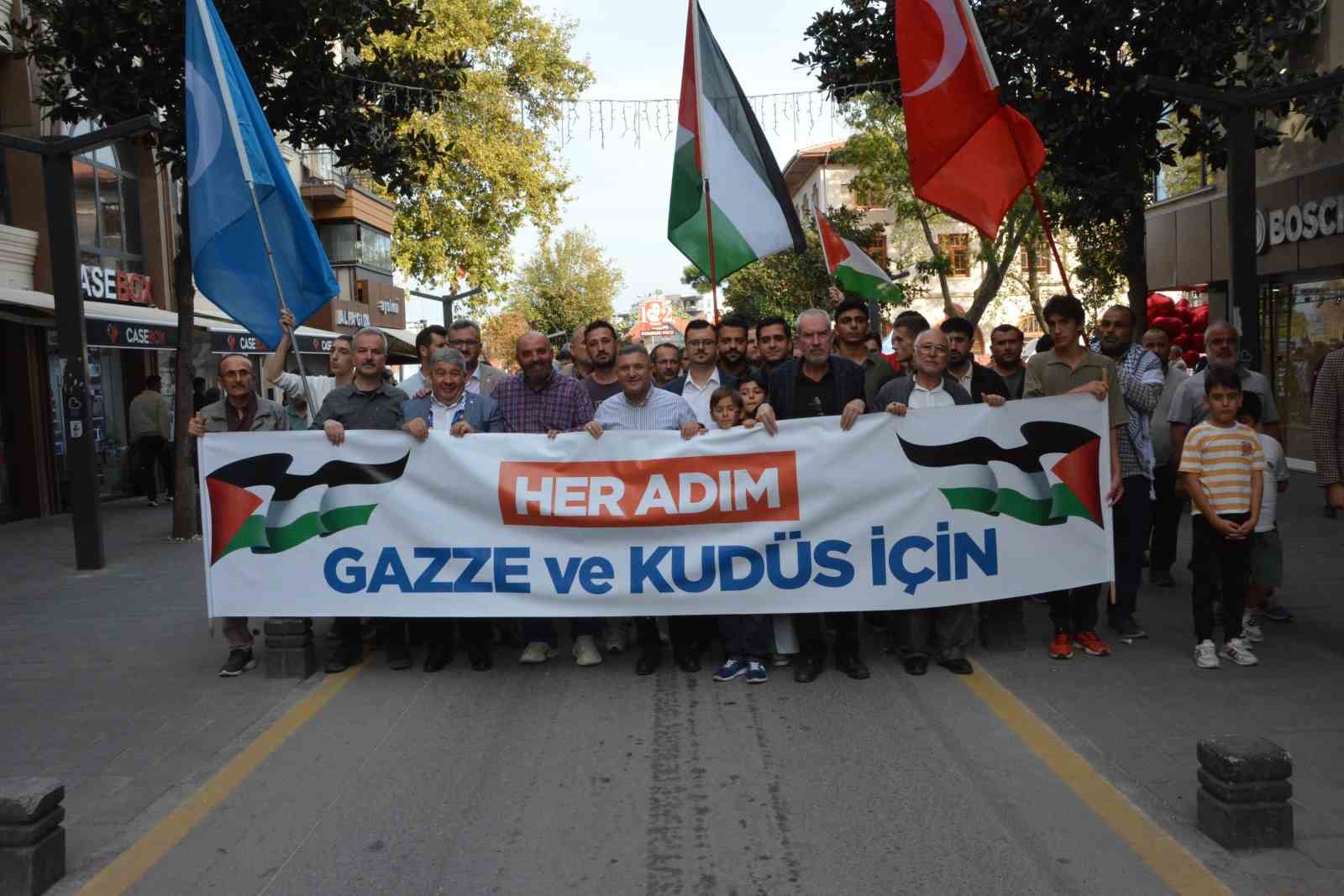 Balıkesir'de Gazze ve Kudüs İçin Anlamlı Yürüyüş
