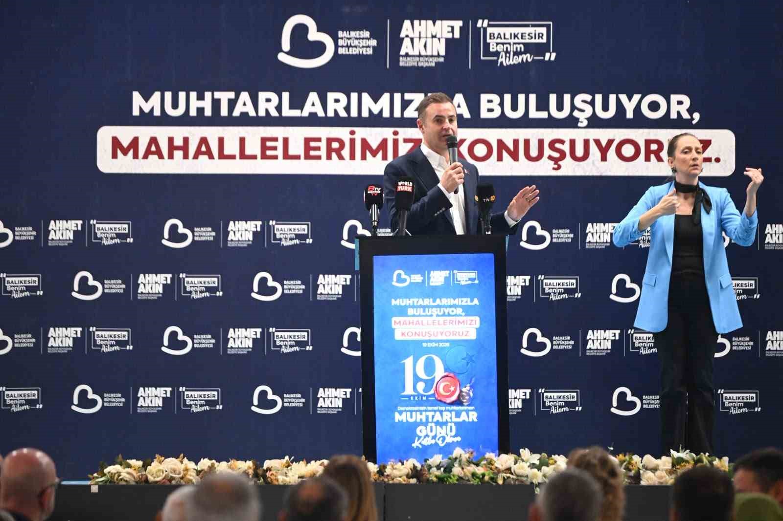 Başkan Akın, Muhtarlar Günü’nde Ailelerle Buluştu