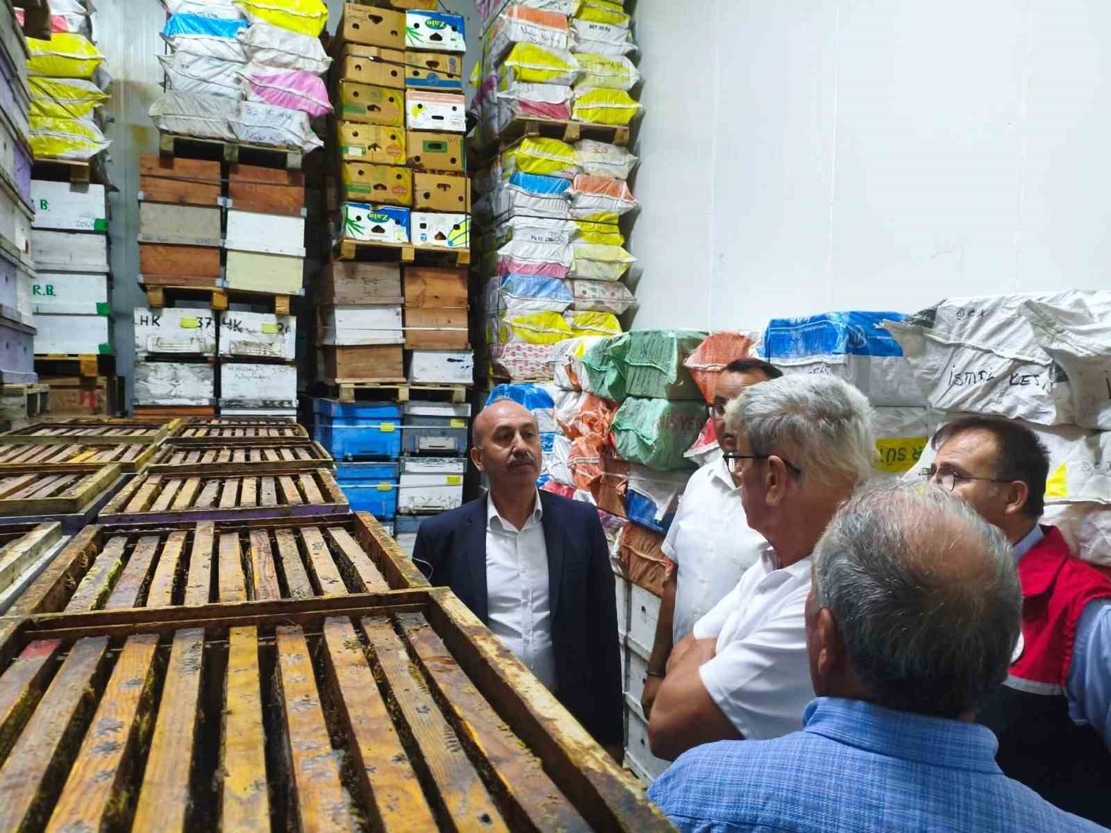 Havran'da Arı Ürünleri Depolama Süreçleri Gözden Geçirildi