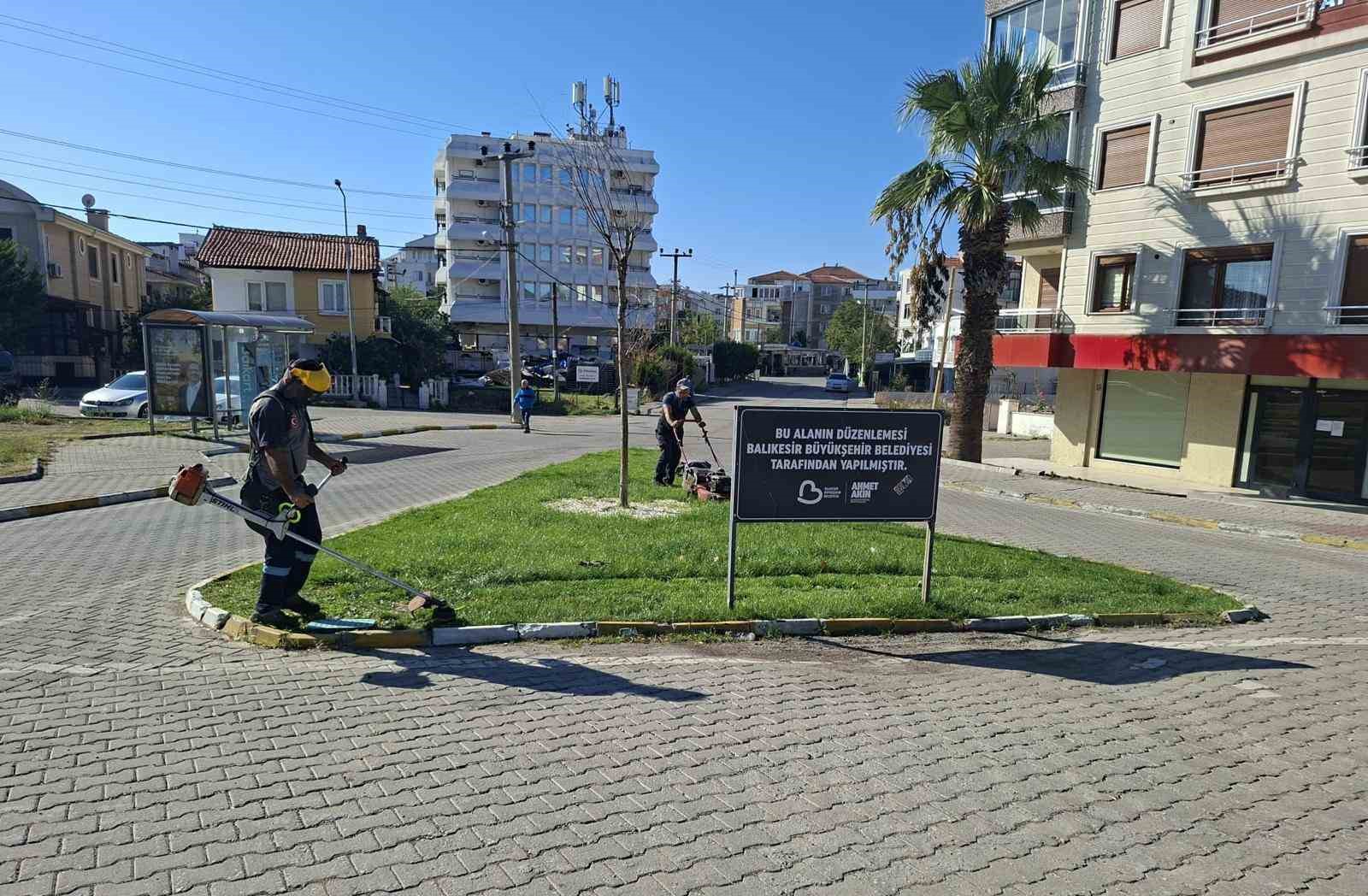 Ayvalık’ta Yeşil Alanlar Yeniden Hayat Buluyor